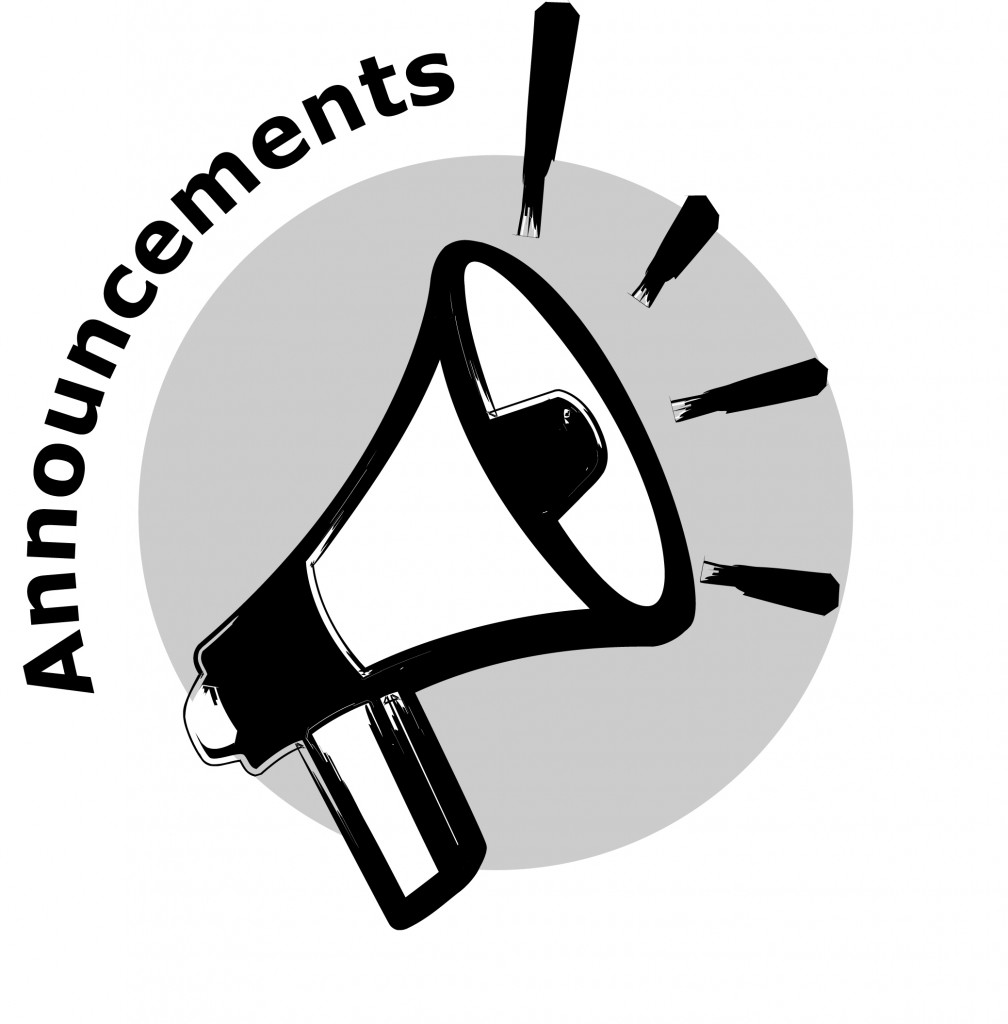 » Announcements