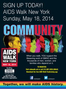 Join celebrities at the AIDS Walk NY opening ceremony (including 'Jack' from REVENGE, and 'Regina, The Evil Queen' from ONCE UPON A TIME)