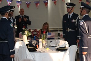 Cadets honored those service members who are POW/MIA during a ceremony Friday.