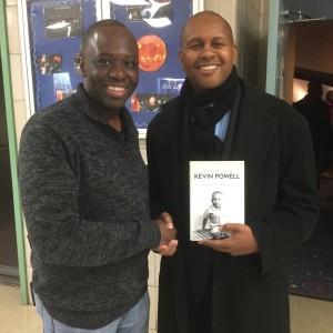 Mr. Staples came to the Planetarium to meet Author/Activist Kevin Powell.