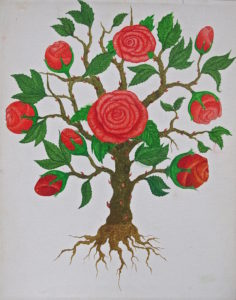 Close-Up of a design by senior Oscar Anzora.
