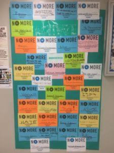 "No More" Wall