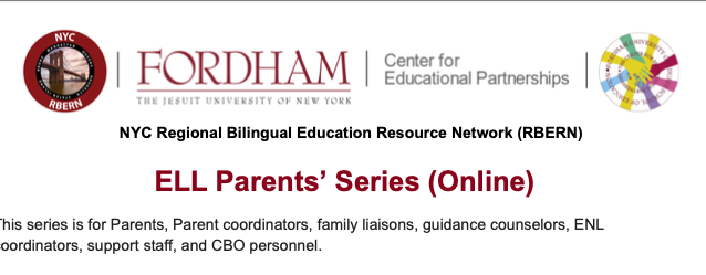 Fordham University Hosts ELL Parent Series