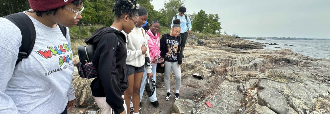 Truman Science Students Explore Geology and Ecology at Orchard Beach